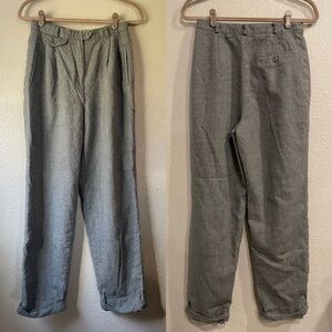 Vintage 90s Lauren Ralph Lauren Womens 10 Wool Pleated Cuffed Pants Old Money